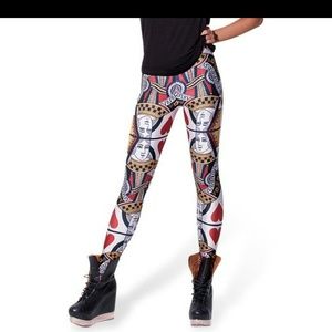 Deck of cards leggings